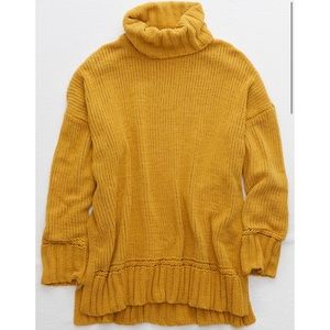 Aerie Oversized Chenille Turtleneck NWT Size L